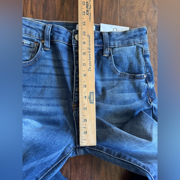 NWT Insane Gene Jeans Wide Leg Flare Raw Hem Size 28 Women’s jeans - Picture 12 of 13